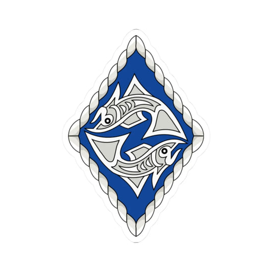 Badge of Office of Capilano Herald Extraordinary Canadian Heraldic Authority (Canada) (Coat of Arms) STICKER Vinyl Kiss-Cut Decal 2 Inch White - The Sticker Space