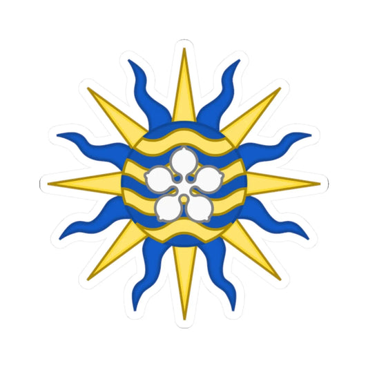 Badge of Office of Fraser Herald Canadian Heraldic Authority (Canada) (Coat of Arms) STICKER Vinyl Kiss-Cut Decal 2 Inch White - The Sticker Space