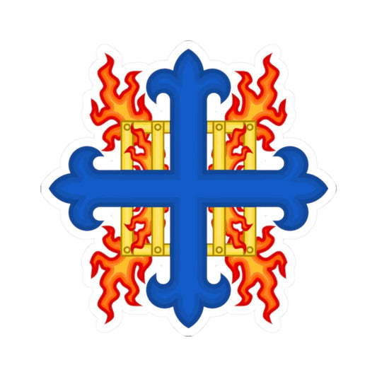 Badge of Office of Saint-Laurent Herald Canadian Heraldic Authority (Canada) (Coat of Arms) STICKER Vinyl Kiss-Cut Decal 2 Inch White - The Sticker Space