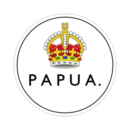 Badge of Papua (1906-1942-1945-1949) STICKER Vinyl Die-Cut Decal 2 Inch - The Sticker Space