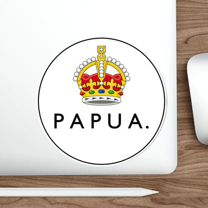 Badge of Papua (1906-1942-1945-1949) STICKER Vinyl Die-Cut Decal-The Sticker Space