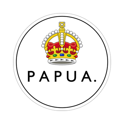 Badge of Papua (1906-1942-1945-1949) STICKER Vinyl Die-Cut Decal-4 Inch-The Sticker Space