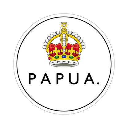 Badge of Papua (1906-1942-1945-1949) STICKER Vinyl Die-Cut Decal 4 Inch - The Sticker Space