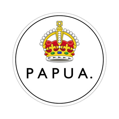 Badge of Papua (1906-1942-1945-1949) STICKER Vinyl Die-Cut Decal-6 Inch-The Sticker Space