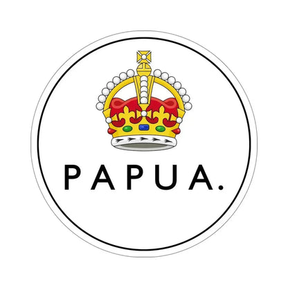 Badge of Papua (1906-1942-1945-1949) STICKER Vinyl Die-Cut Decal 6 Inch - The Sticker Space