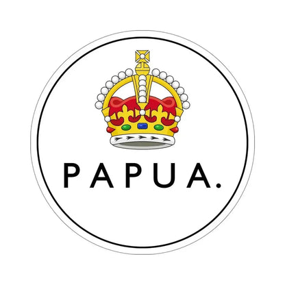 Badge of Papua (1906-1942-1945-1949) STICKER Vinyl Die-Cut Decal - The Sticker Space