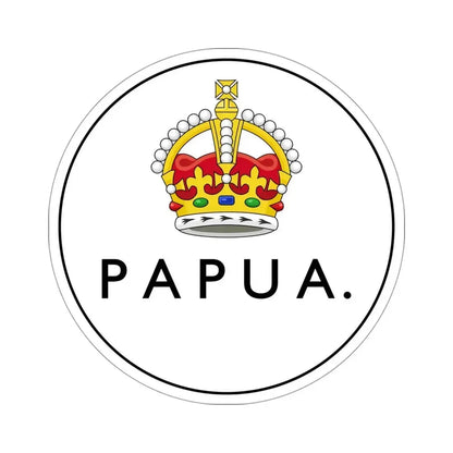 Badge of Papua (1906-1942-1945-1949) STICKER Vinyl Die-Cut Decal - The Sticker Space