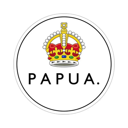 Badge of Papua (1906-1942-1945-1949) STICKER Vinyl Die-Cut Decal - The Sticker Space