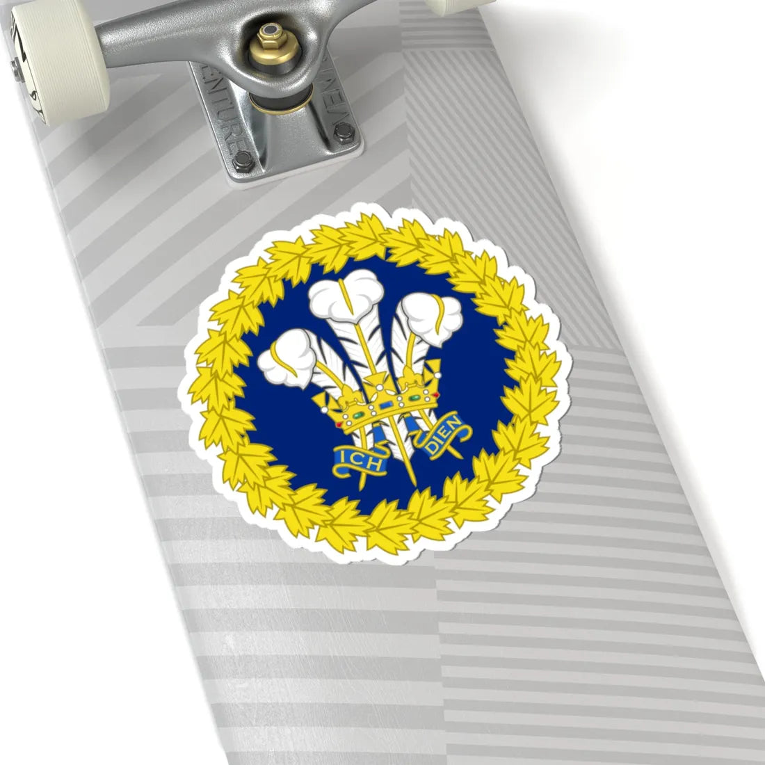 Badge of Prince Charles The Prince of Wales Royal Tour of Canada 2012 (Canada) (Coat of Arms) STICKER Vinyl Kiss-Cut Decal - The Sticker Space