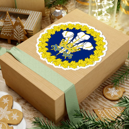 Badge of Prince Charles The Prince of Wales Royal Tour of Canada 2012 (Canada) (Coat of Arms) STICKER Vinyl Kiss-Cut Decal - The Sticker Space