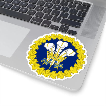 Badge of Prince Charles The Prince of Wales Royal Tour of Canada 2012 (Canada) (Coat of Arms) STICKER Vinyl Kiss-Cut Decal - The Sticker Space