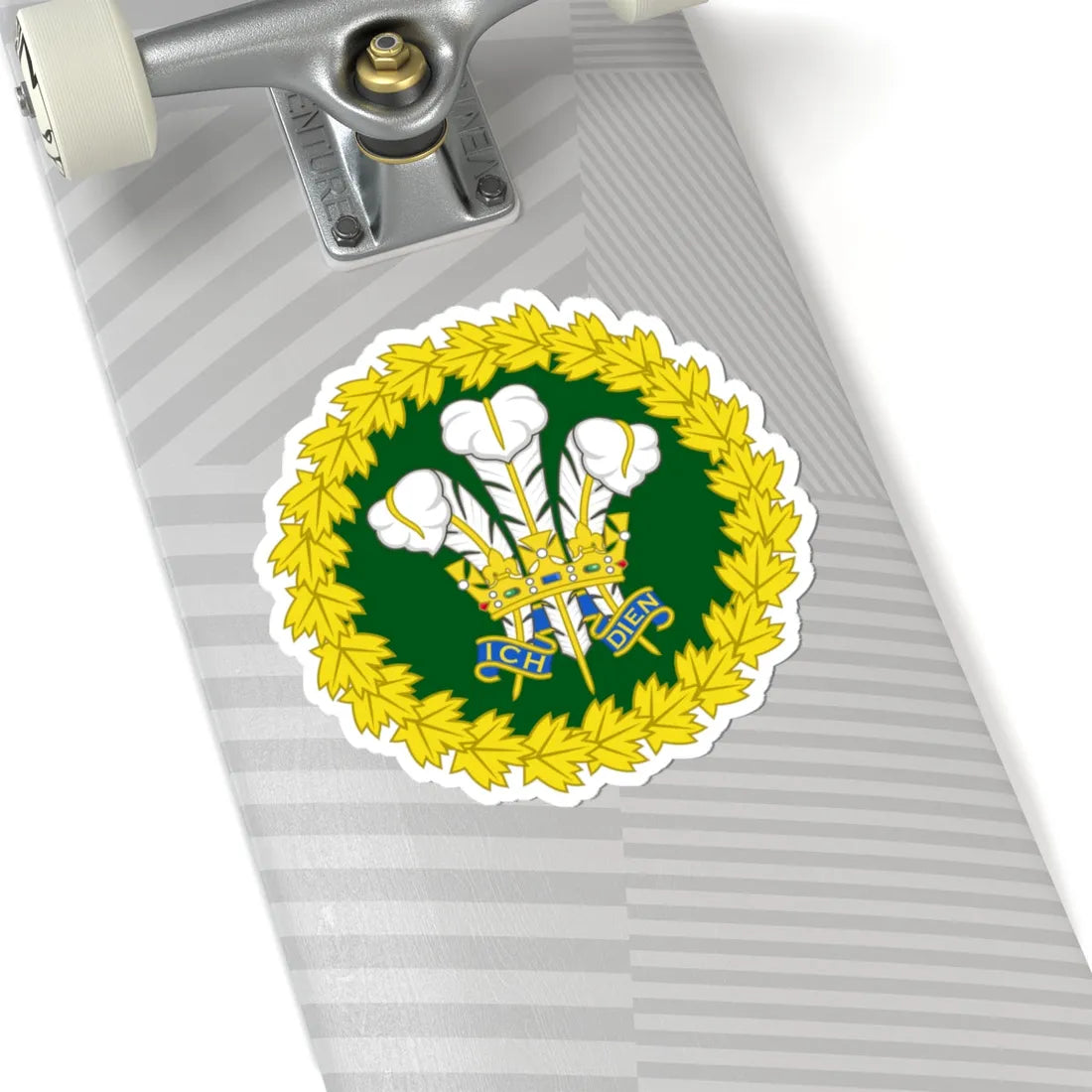 Badge of Prince Charles The Prince of Wales Royal Tour of Canada 2014 (Canada) (Coat of Arms) STICKER Vinyl Kiss-Cut Decal - The Sticker Space