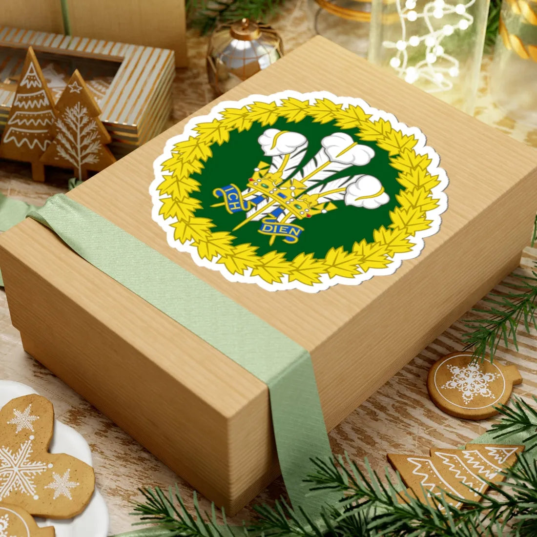 Badge of Prince Charles The Prince of Wales Royal Tour of Canada 2014 (Canada) (Coat of Arms) STICKER Vinyl Kiss-Cut Decal - The Sticker Space