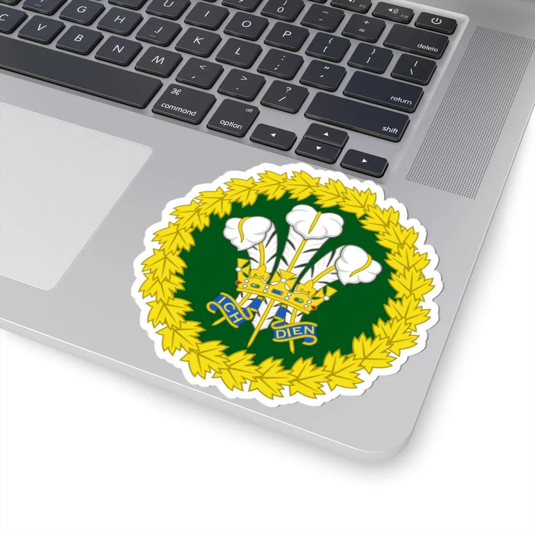 Badge of Prince Charles The Prince of Wales Royal Tour of Canada 2014 (Canada) (Coat of Arms) STICKER Vinyl Kiss-Cut Decal - The Sticker Space