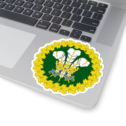 Badge of Prince Charles The Prince of Wales Royal Tour of Canada 2014 (Canada) (Coat of Arms) STICKER Vinyl Kiss-Cut Decal - The Sticker Space