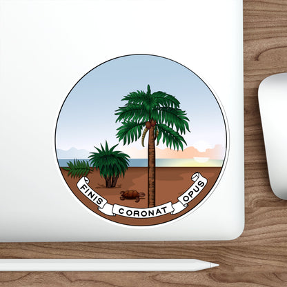 Badge of Seychelles (1903–1961) STICKER Vinyl Die-Cut Decal-The Sticker Space