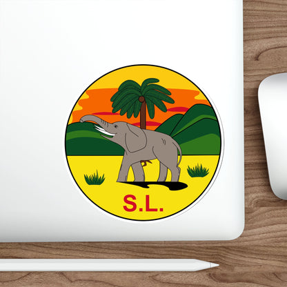 Badge of Sierra Leone (1889-1914) STICKER Vinyl Die-Cut Decal-The Sticker Space