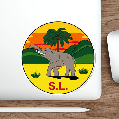 Badge of Sierra Leone (1889-1914) STICKER Vinyl Die-Cut Decal-The Sticker Space