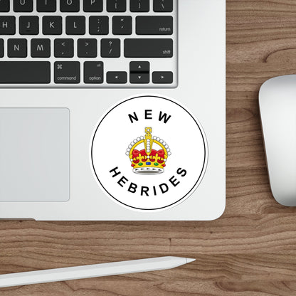 Badge of the British New Hebrides (1906–1952) STICKER Vinyl Die-Cut Decal-The Sticker Space