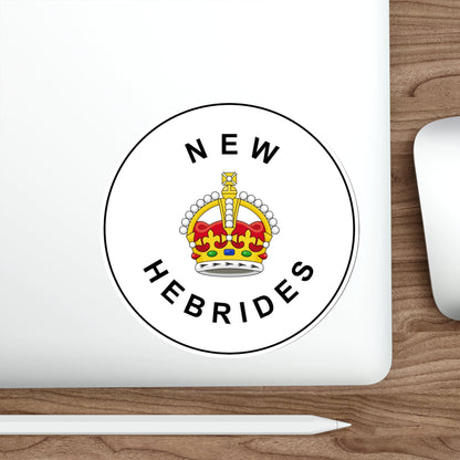 Badge of the British New Hebrides (1906–1952) STICKER Vinyl Die-Cut Decal-The Sticker Space