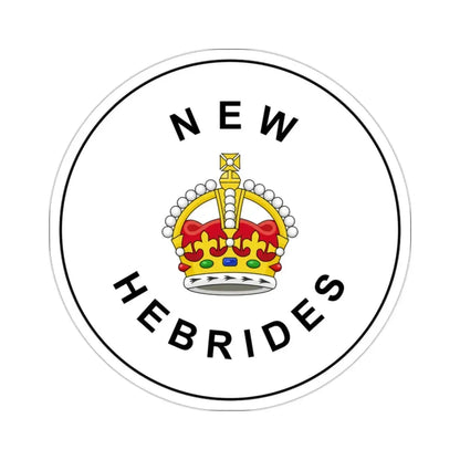 Badge of the British New Hebrides (1906–1952) STICKER Vinyl Die-Cut Decal 2 Inch - The Sticker Space