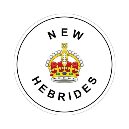 Badge of the British New Hebrides (1906–1952) STICKER Vinyl Die-Cut Decal 3 Inch - The Sticker Space