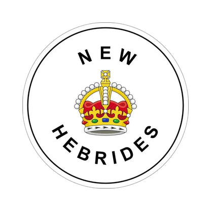 Badge of the British New Hebrides (1906–1952) STICKER Vinyl Die-Cut Decal 4 Inch - The Sticker Space