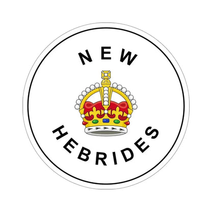 Badge of the British New Hebrides (1906–1952) STICKER Vinyl Die-Cut Decal 4 Inch - The Sticker Space