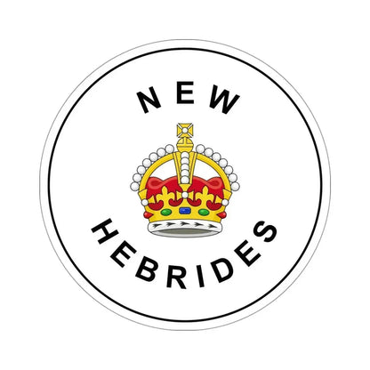 Badge of the British New Hebrides (1906–1952) STICKER Vinyl Die-Cut Decal 5 Inch - The Sticker Space