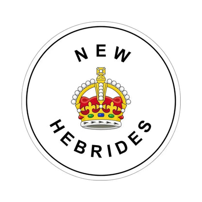 Badge of the British New Hebrides (1906–1952) STICKER Vinyl Die-Cut Decal 5 Inch - The Sticker Space