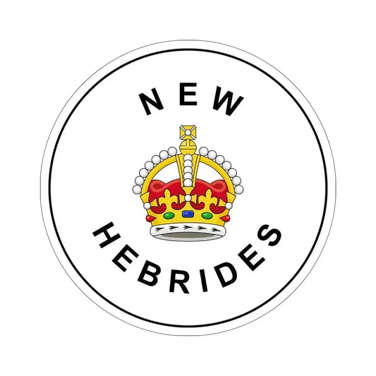 Badge of the British New Hebrides (1906–1952) STICKER Vinyl Die-Cut Decal 6 Inch - The Sticker Space