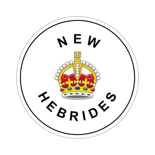 Badge of the British New Hebrides (1906–1952) STICKER Vinyl Die-Cut Decal 6 Inch - The Sticker Space