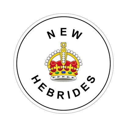Badge of the British New Hebrides (1906–1952) STICKER Vinyl Die-Cut Decal - The Sticker Space