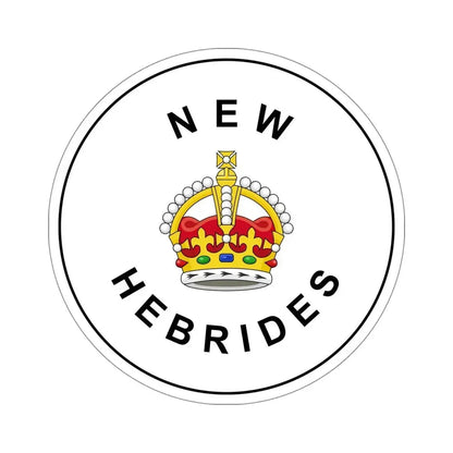 Badge of the British New Hebrides (1906–1952) STICKER Vinyl Die-Cut Decal - The Sticker Space