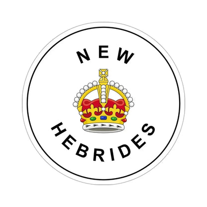 Badge of the British New Hebrides (1906–1952) STICKER Vinyl Die-Cut Decal - The Sticker Space