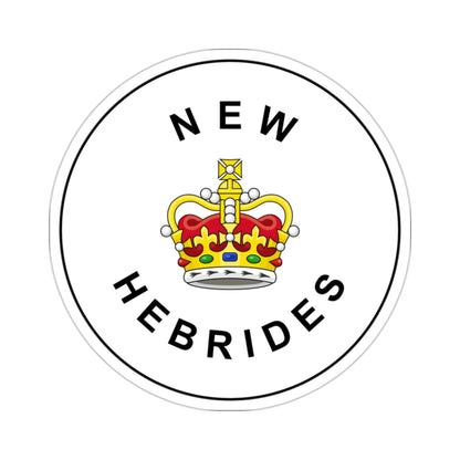 Badge of the British New Hebrides (1952–1980) STICKER Vinyl Die-Cut Decal-2 Inch-The Sticker Space