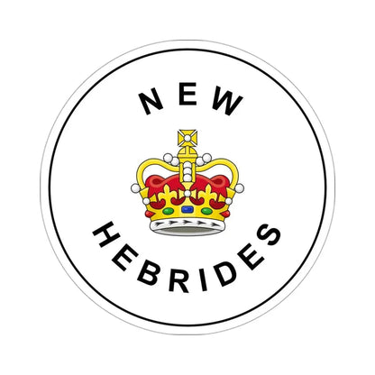 Badge of the British New Hebrides (1952–1980) STICKER Vinyl Die-Cut Decal 3 Inch - The Sticker Space