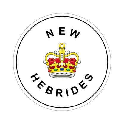 Badge of the British New Hebrides (1952–1980) STICKER Vinyl Die-Cut Decal 6 Inch - The Sticker Space