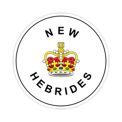 Badge of the British New Hebrides (1952–1980) STICKER Vinyl Die-Cut Decal - The Sticker Space