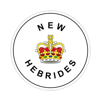 Badge of the British New Hebrides (1952–1980) STICKER Vinyl Die-Cut Decal - The Sticker Space