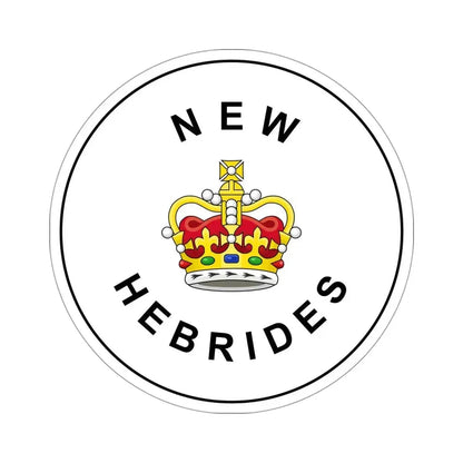 Badge of the British New Hebrides (1952–1980) STICKER Vinyl Die-Cut Decal - The Sticker Space
