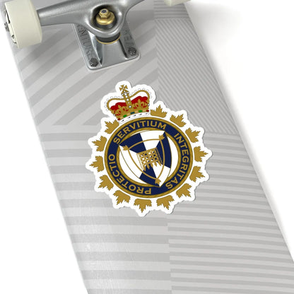 Badge of the Canada Border Services Agency (Canada) (Coat of Arms) STICKER Vinyl Kiss-Cut Decal - The Sticker Space