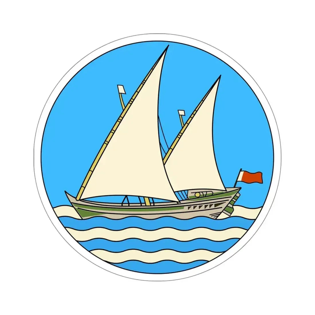 Badge of the Colony of Aden STICKER Vinyl Die-Cut Decal 5 Inch - The Sticker Space