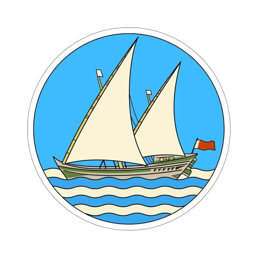 Badge of the Colony of Aden STICKER Vinyl Die-Cut Decal 6 Inch - The Sticker Space