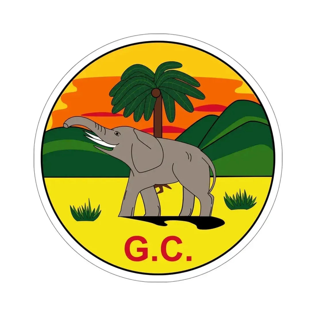 Badge of the Gold Coast (1877-1957) STICKER Vinyl Die-Cut Decal 6 Inch - The Sticker Space