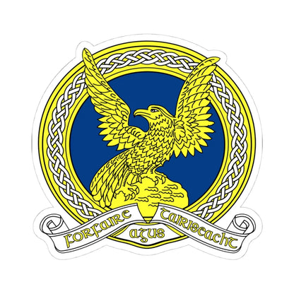 Badge of the Irish Air Corps (Ireland) (Coat of Arms) STICKER Vinyl Kiss-Cut Decal 4 Inch White - The Sticker Space
