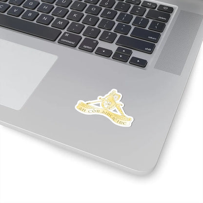 Badge of the Irish Artillery Corps (Ireland) (Coat of Arms) STICKER Vinyl Kiss-Cut Decal - The Sticker Space