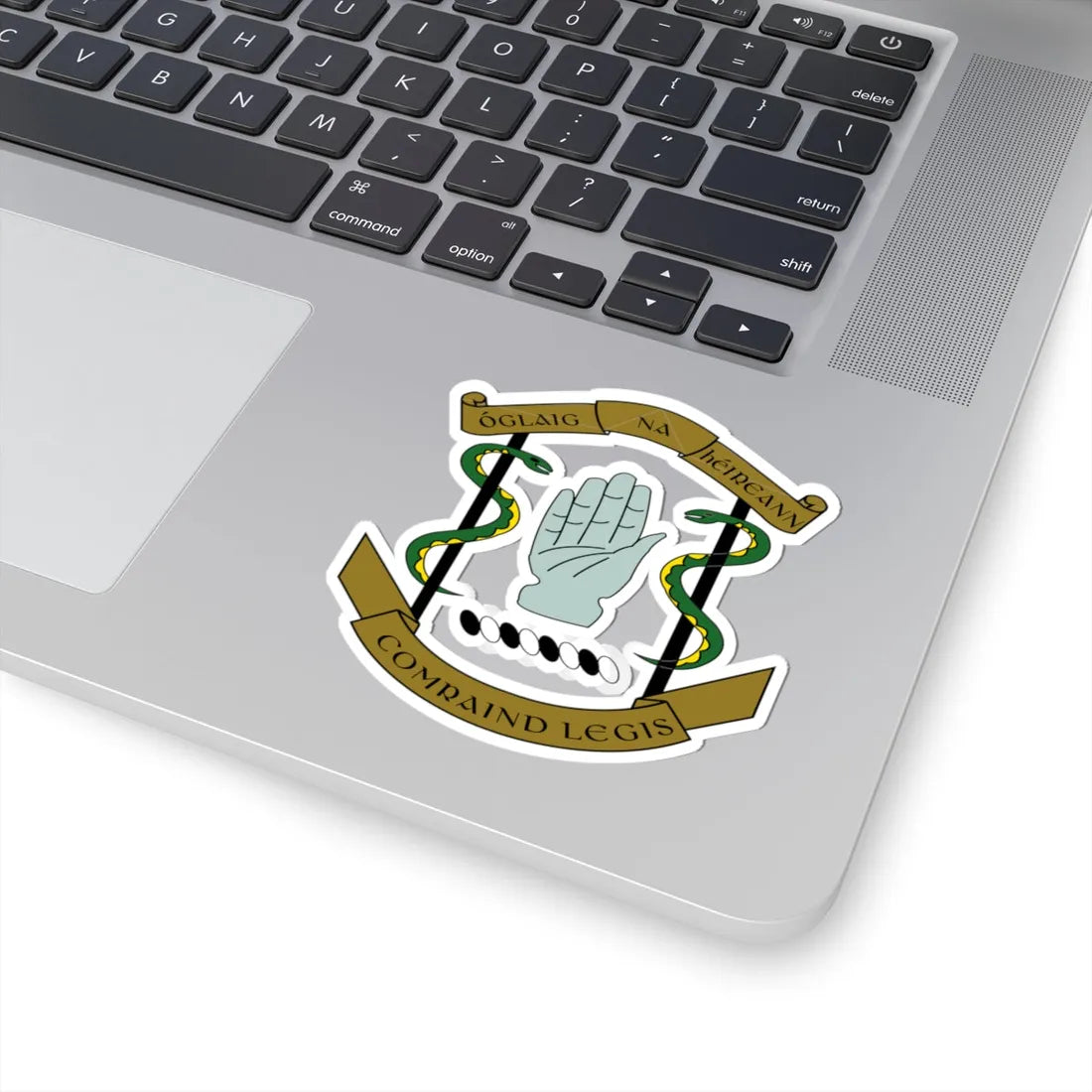 Badge of the Irish Medical Corps (Ireland) (Coat of Arms) STICKER Vinyl Kiss-Cut Decal - The Sticker Space