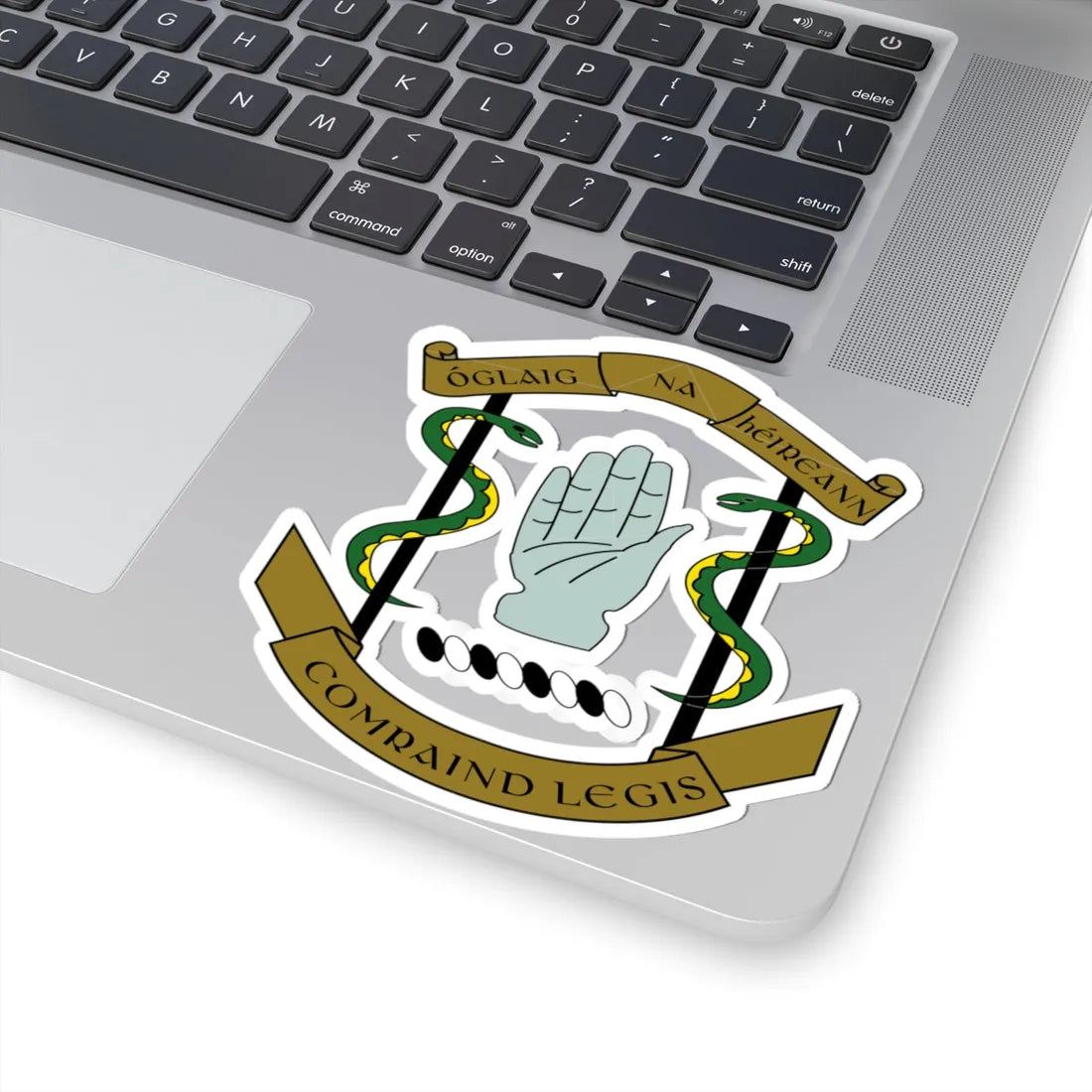 Badge of the Irish Medical Corps (Ireland) (Coat of Arms) STICKER Vinyl Kiss-Cut Decal - The Sticker Space