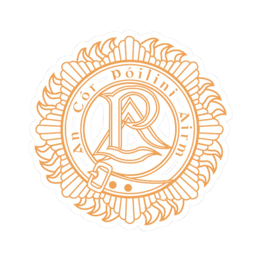 Badge of the Irish Military Police Corps (Ireland) (Coat of Arms) STICKER Vinyl Kiss-Cut Decal 2 Inch White - The Sticker Space